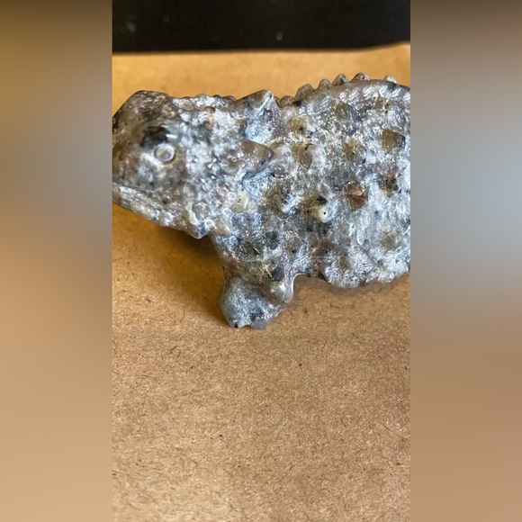 Yooperlite Lizard/Dinosaur Carving - Picture 2 of 4